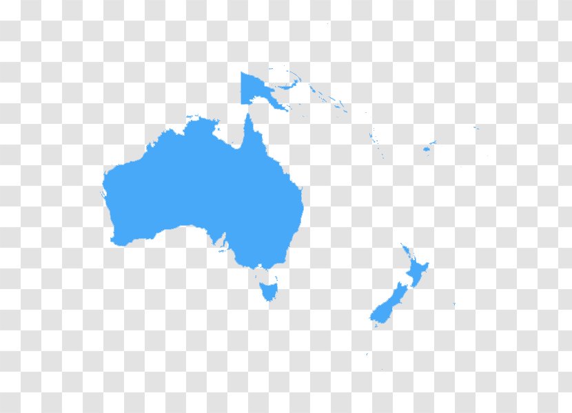 Australia World Map Country Hagåtña - Oceania Transparent PNG