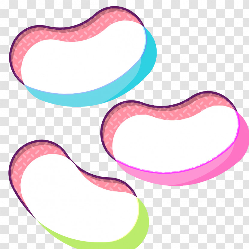 Jelly Beans Icon Sugar Icon Desserts And Candies Icon Transparent PNG