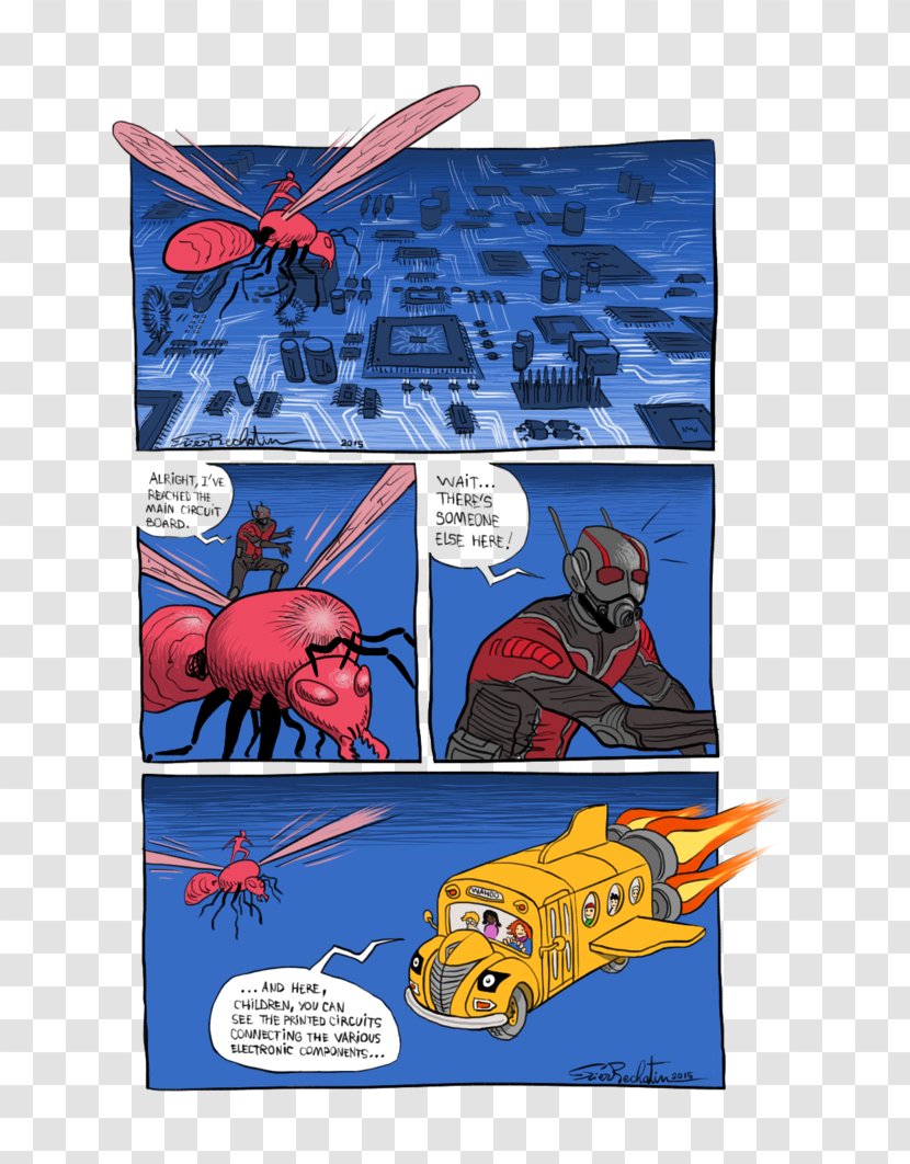 Comics Superhero Cartoon Organism - Antman Comic Transparent PNG