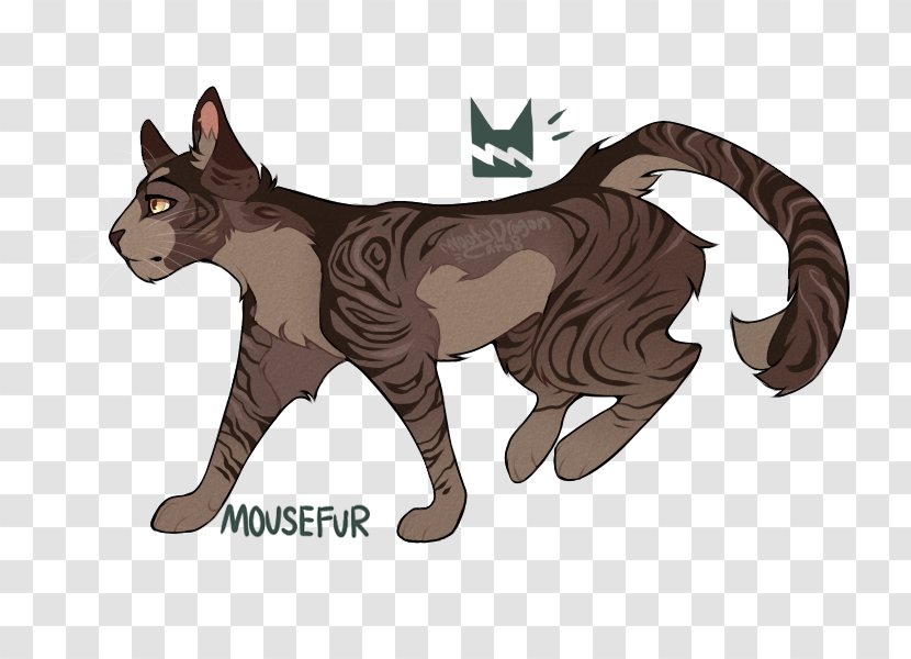 Cat Tiger Warriors Mousefur ThunderClan - Dog Like Mammal Transparent PNG