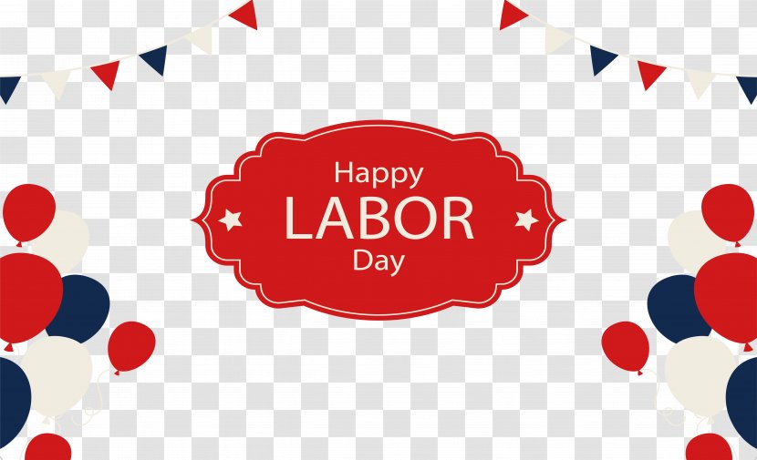 Poster Labor Day International Workers - Laborer - Balloon Border Transparent PNG