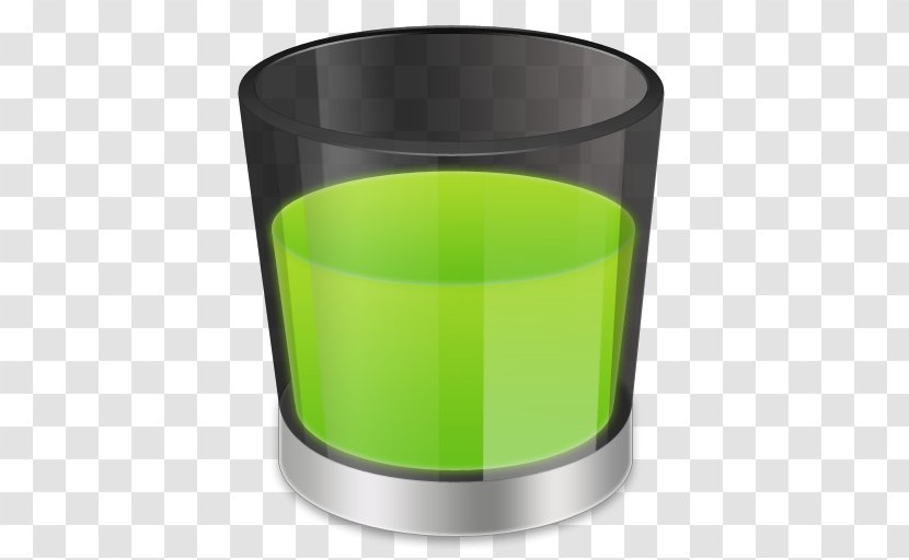 Cylinder Yellow Glass - Drinkware - Trash Full Transparent PNG
