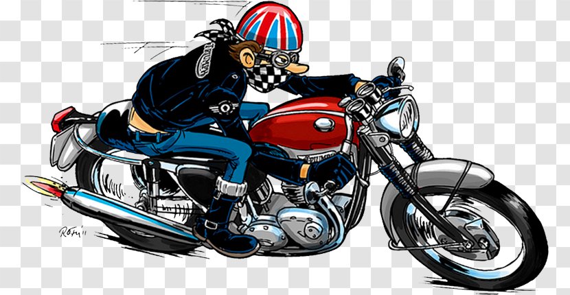 Triumph Motorcycles Ltd Bicycle Motard Motor Company - Cruiser - Bike Cartoon Transparent PNG
