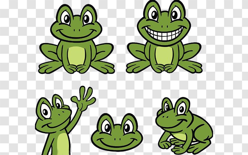 Frog Cartoon Clip Art - Artwork - Wave Transparent PNG