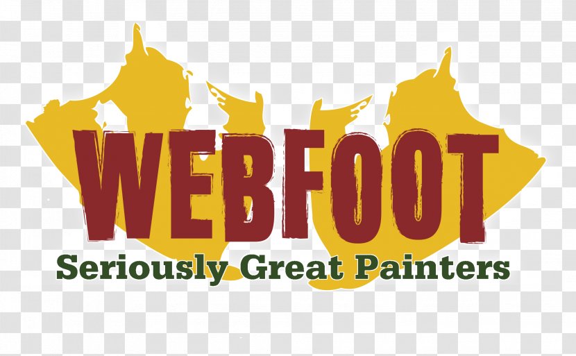 Webfoot Painting Co. Logo House Painter And Decorator - Watercolor Buildings Transparent PNG