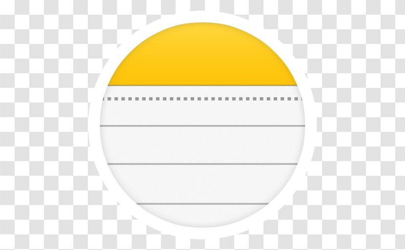 Yellow - Garageband - Notes Transparent PNG