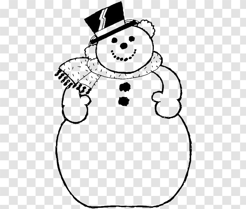 Coloring Book Snowman Christmas Day Clip Art Santa Claus - White Transparent PNG