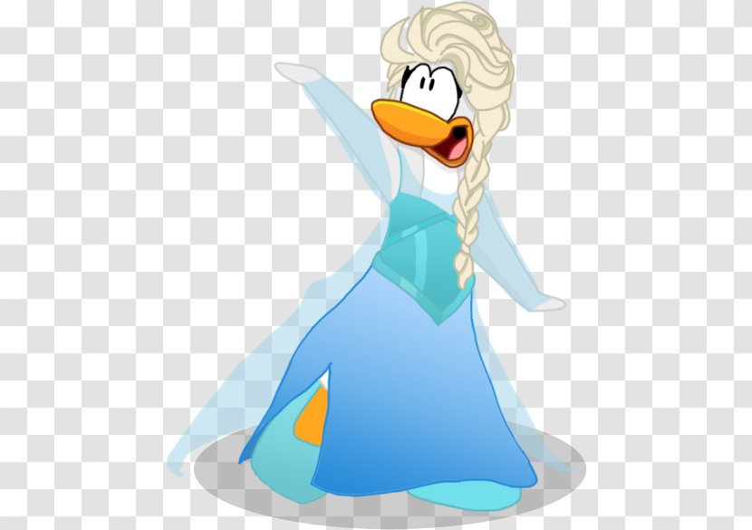 Club Penguin Elsa Frozen - Water Bird Transparent PNG