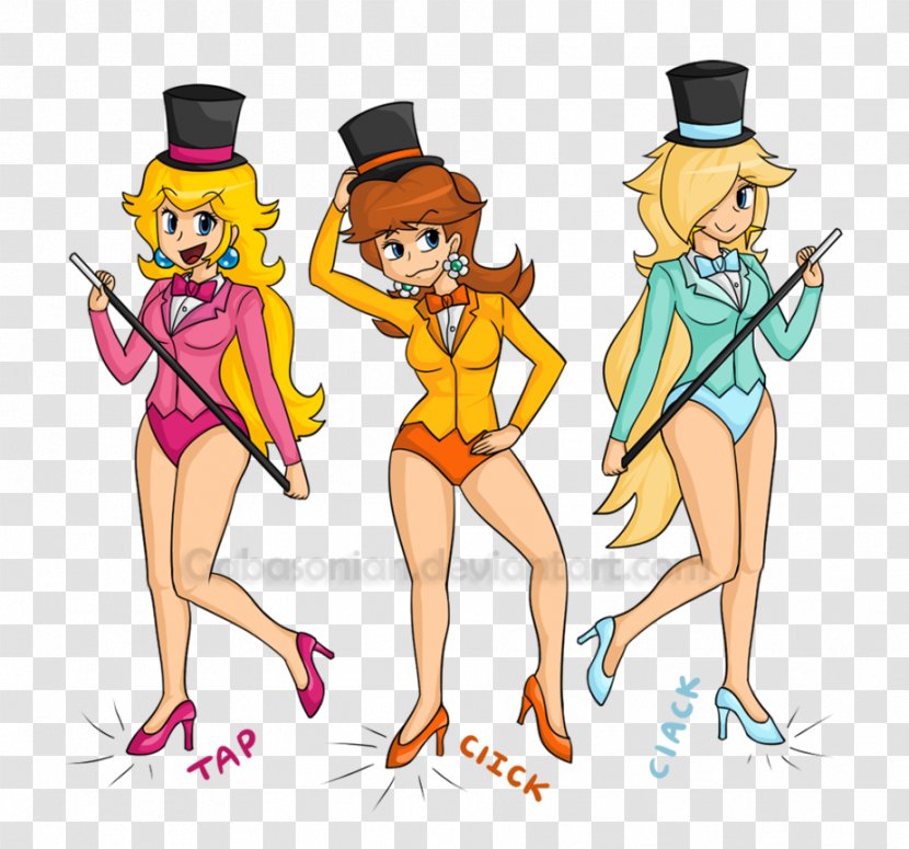 Rosalina Princess Daisy Peach T-shirt Dance - Happiness - Family Harmony Transparent PNG