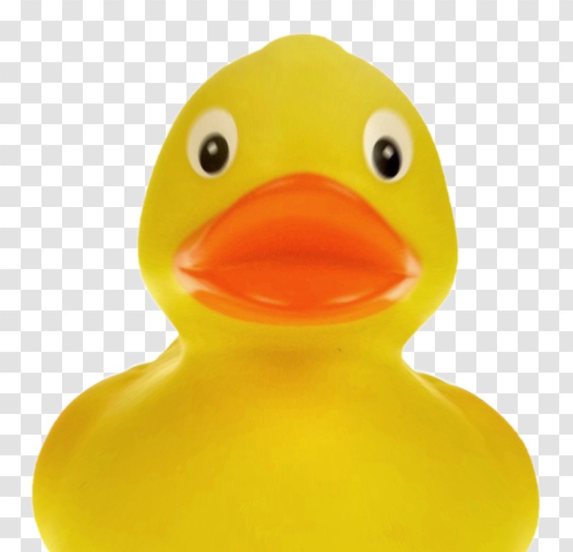 Rubber Duck Yellow Bathtub Inflatable - Beak Transparent PNG