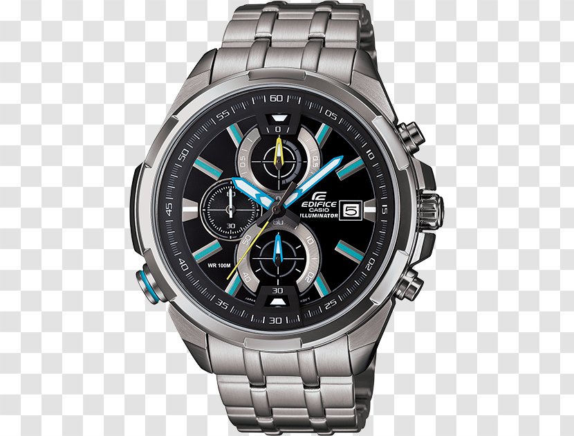 Casio Edifice Watch Illuminator Chronograph - Strap - Parts Transparent PNG