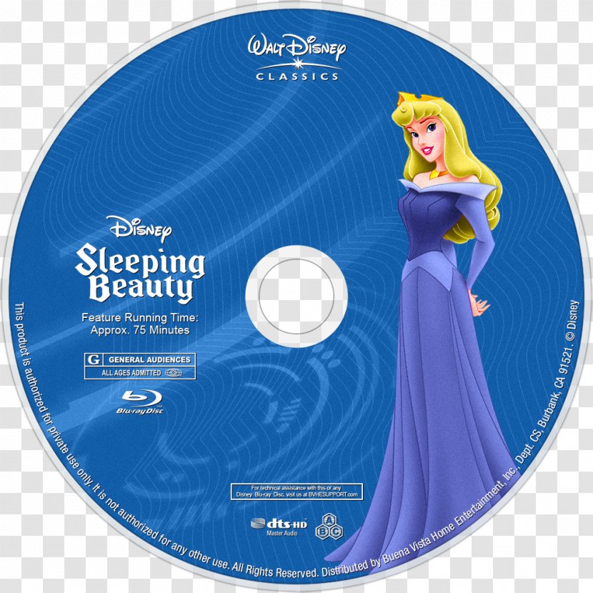 Blu-ray Disc DVD Compact Film - Dvd - Sleeping Beauty Transparent PNG