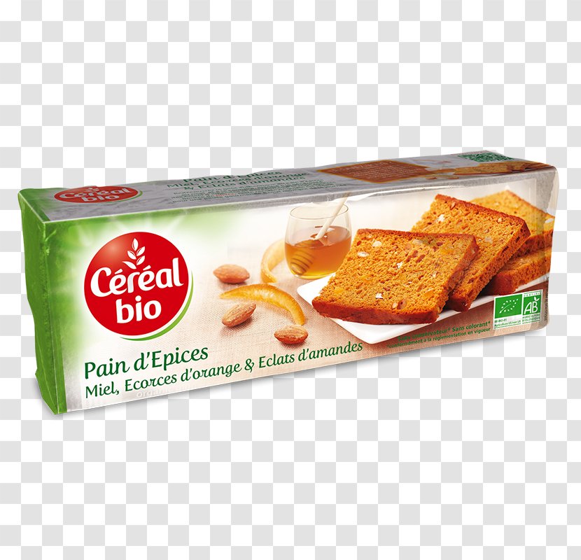 Pain D'épices Rye Bread Breakfast Cereal Flavor - Snack Transparent PNG