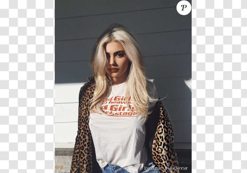 Kylie Jenner Keeping Up With The Kardashians Fashion Model Blond - Watercolor Transparent PNG