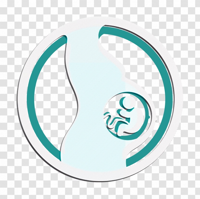 Fetus Icon Pregnancy Pregnant - Emblem Symbol Transparent PNG