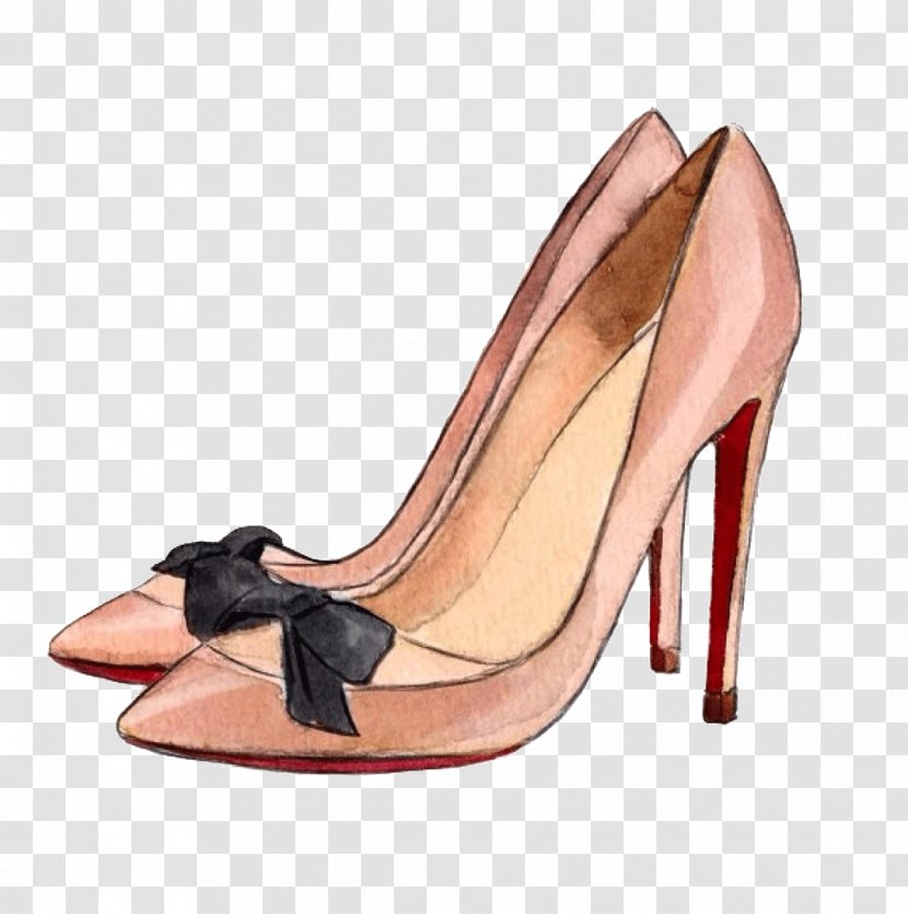 High-heeled Footwear Shoe Designer Sandal - Fashion - Hand-painted Heels Transparent PNG