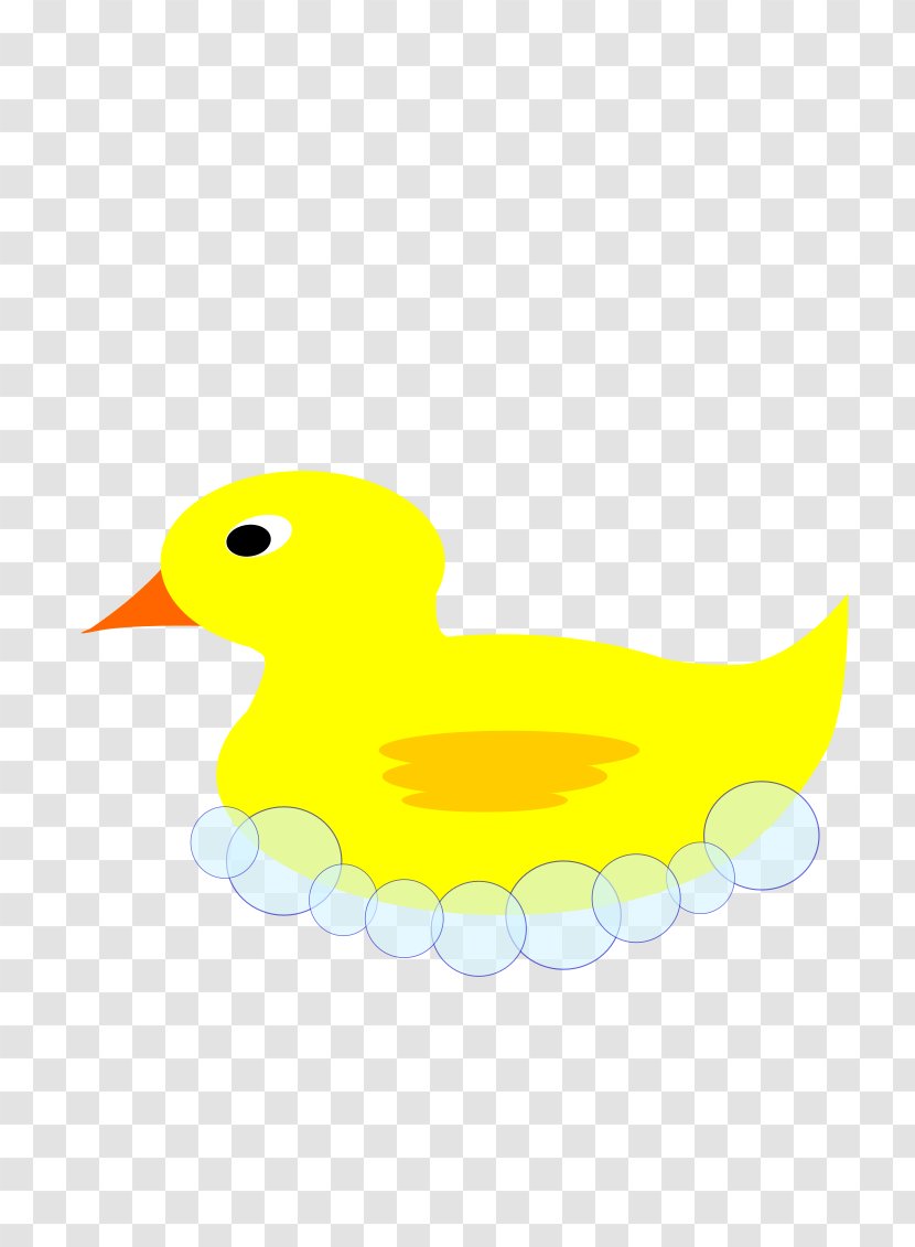 Rubber Duck Natural Clip Art - Ducks Geese And Swans - Floating Bubbles Transparent PNG