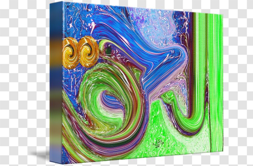 Acrylic Paint Painting Gallery Wrap Modern Art Canvas - Resin Transparent PNG