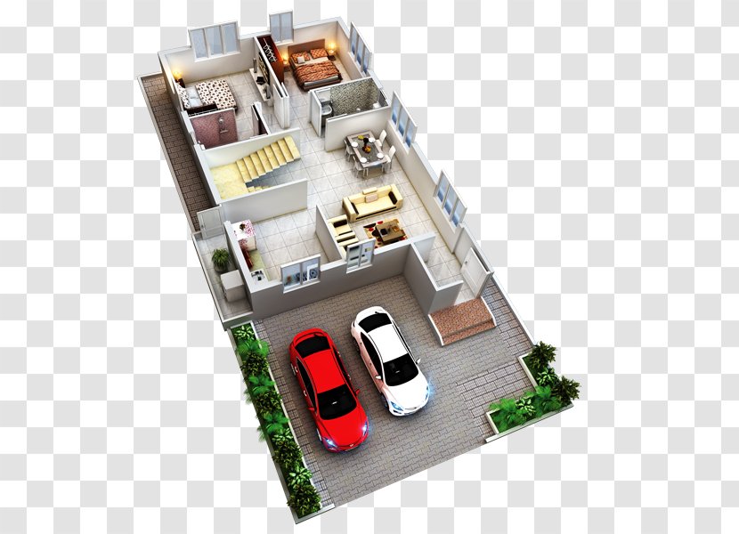 Floor Plan House Square Foot - Interior Design Services Transparent PNG