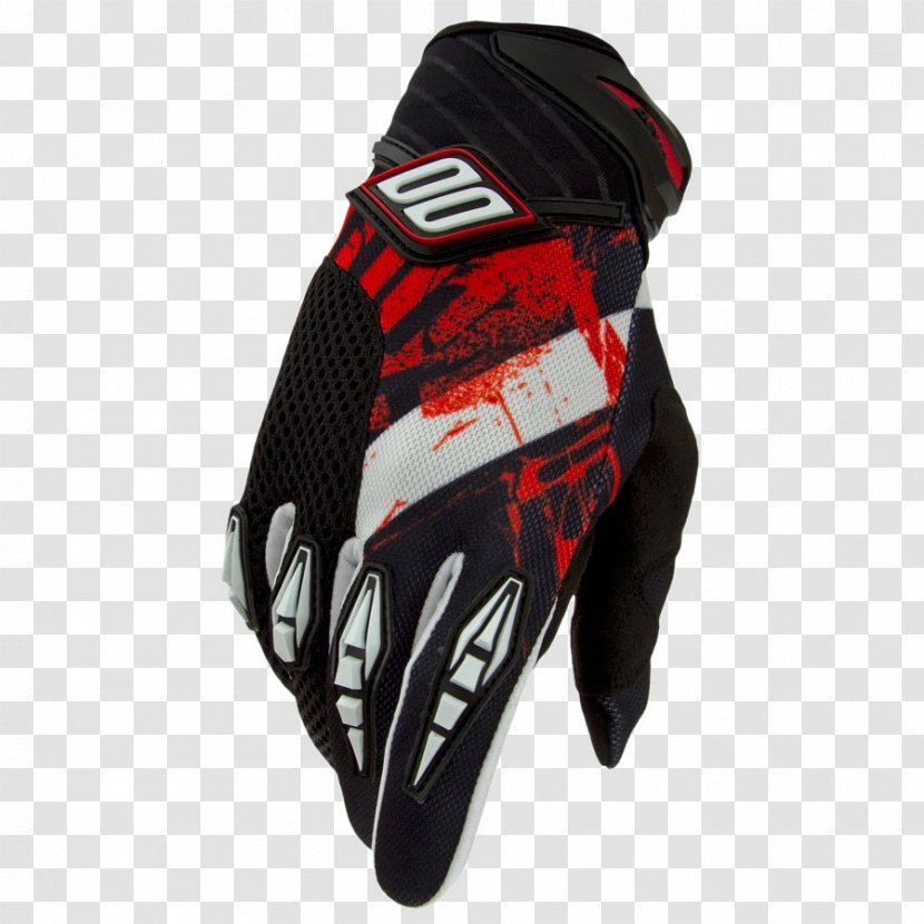 T-shirt Red Lacrosse Glove Motocross - Enduro - Spark Transparent PNG