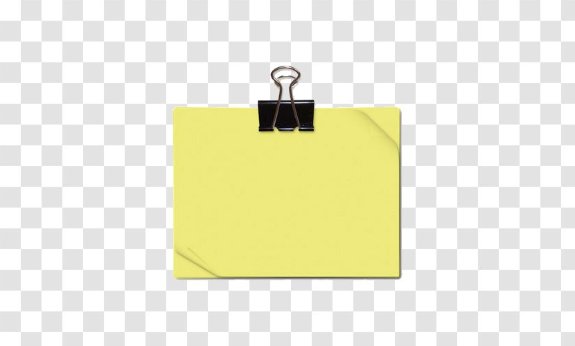 Post-it Note Sticker - Clip And Yellow Sticky Notes Transparent PNG