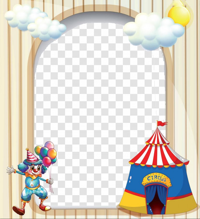 Circus Clown Royalty-free Clip Art - Area - Cartoon Material Transparent PNG