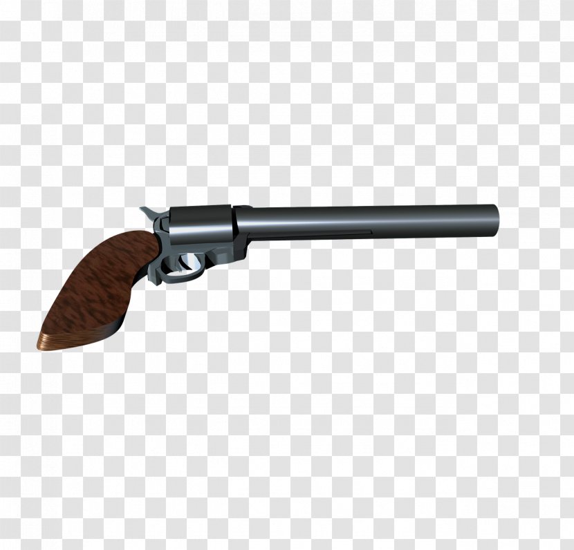 Weapon Revolver Remington Model 1858 Muzzleloader Gun Barrel - Frame - Hand Transparent PNG