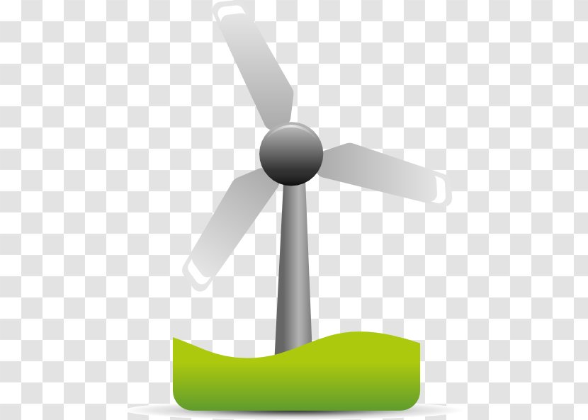 Wind Farm Turbine Power Clip Art - Clipart Transparent PNG