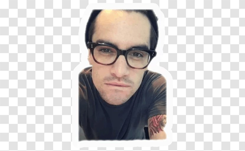 Brendon Urie Glasses Musician Panic! At The Disco Emo - Cartoon Transparent PNG