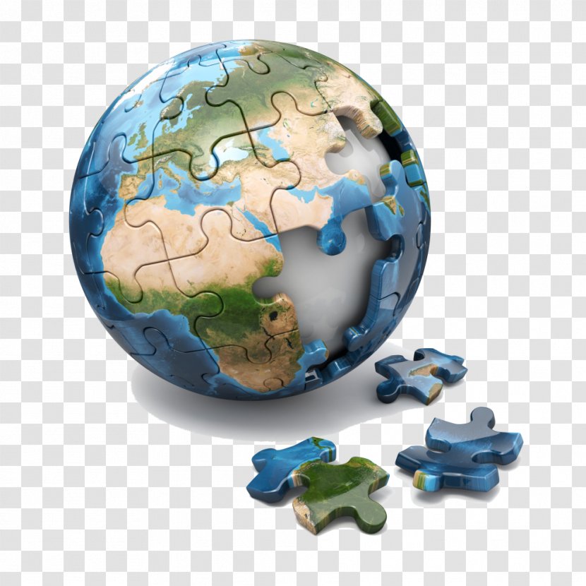 Jigsaw Puzzles Globe World Globalization Stock Photography Transparent PNG