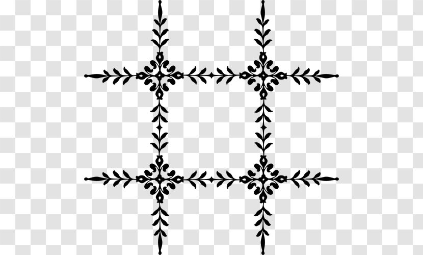 Design - Symmetry - Black And White Transparent PNG