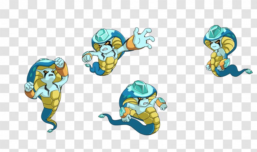 Cartoon Seer Animation Illustration Snakes - Animal Figure - Blue Boa Transparent PNG