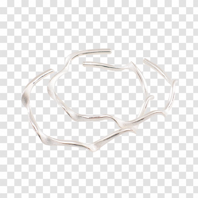 Bangle Bracelet Silver Body Jewellery Transparent PNG