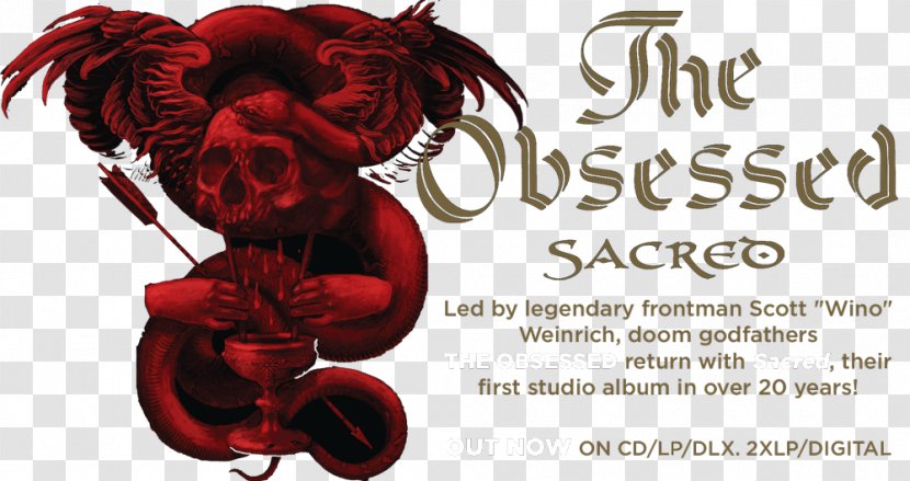 The Obsessed Sacred Album Phonograph Record LP - Cover - Order Of Saint Dumas Transparent PNG