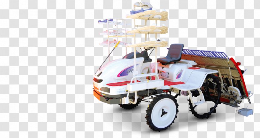 Mahindra & India Machine Rice Transplanter - Motor Vehicle Transparent PNG