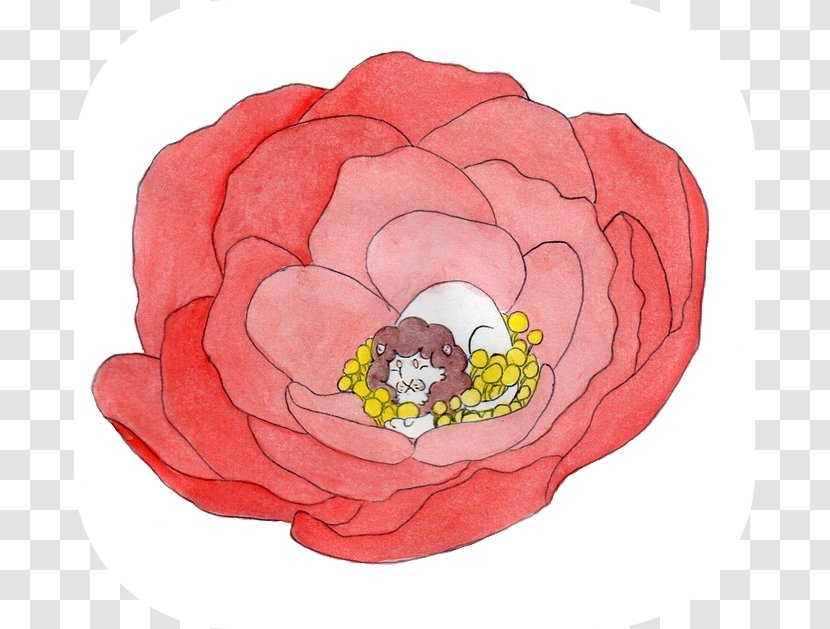 Chinese Peony Flower Watercolor Painting - Deviantart Transparent PNG