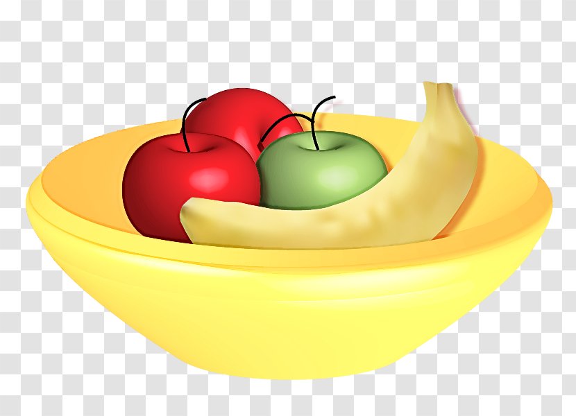Natural Foods Fruit Yellow Green Food - Plate Tableware Transparent PNG