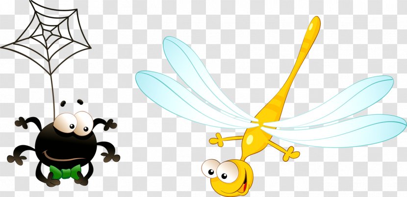 Spider Web Clip Art - Dragonfly Transparent PNG