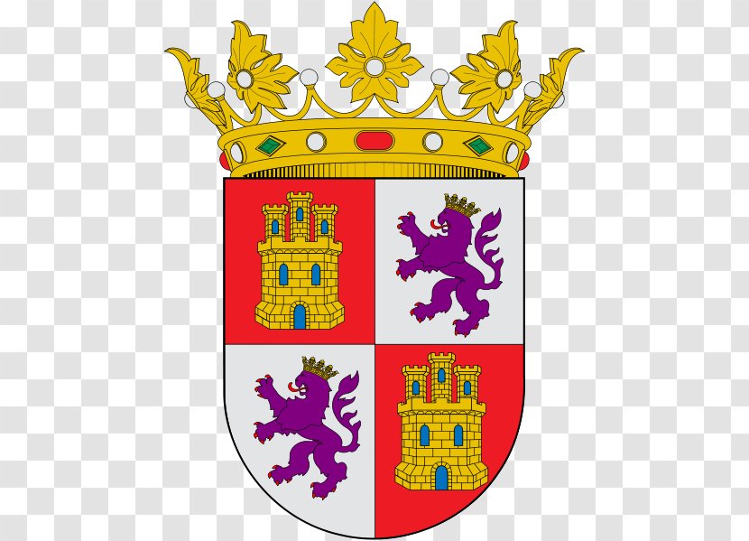 Kingdom Of Castile Crown Heraldry Escutcheon - Art - Symbol Transparent PNG