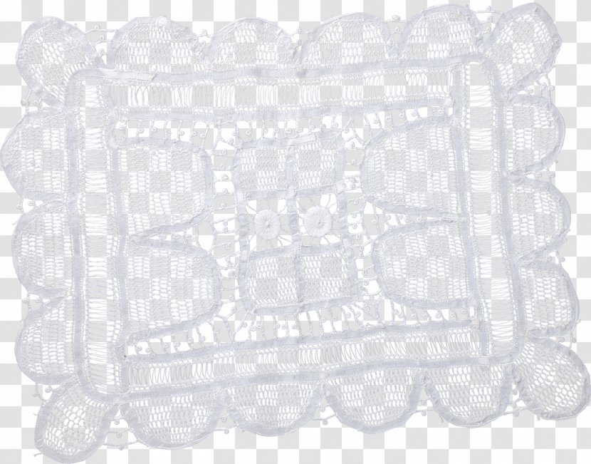 Textile Rectangle - White - Design Transparent PNG