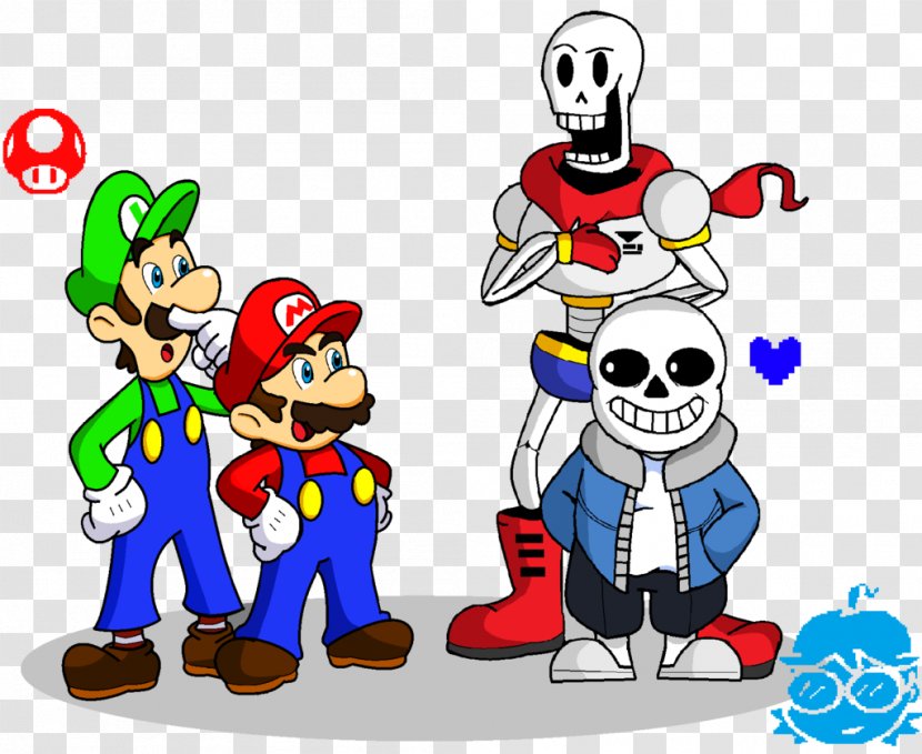 Undertale Super Mario Bros. X Skeleton Princess Daisy - Mascot - Indie Poster Transparent PNG