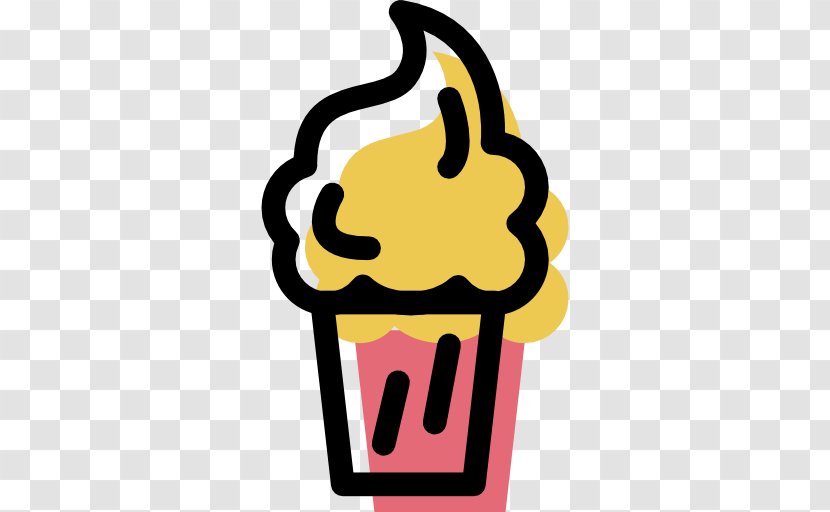 Ice Cream Cone Dessert Wine Icon - Smile - Cartoon Transparent PNG