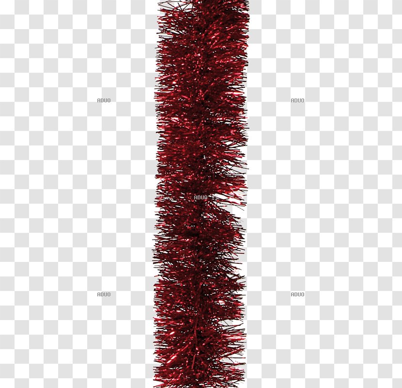 Garland Tinsel Dekomarkt.de - Tree - Walter Langnickel GmbH Foil RedGarland Transparent PNG