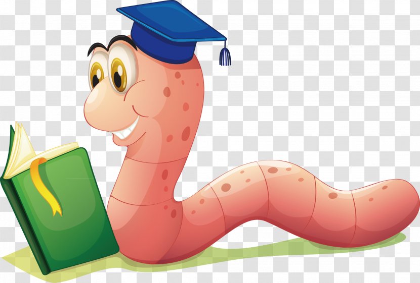 Worm Square Academic Cap Stock Photography Illustration - Heart - Small Insect Vector Transparent PNG