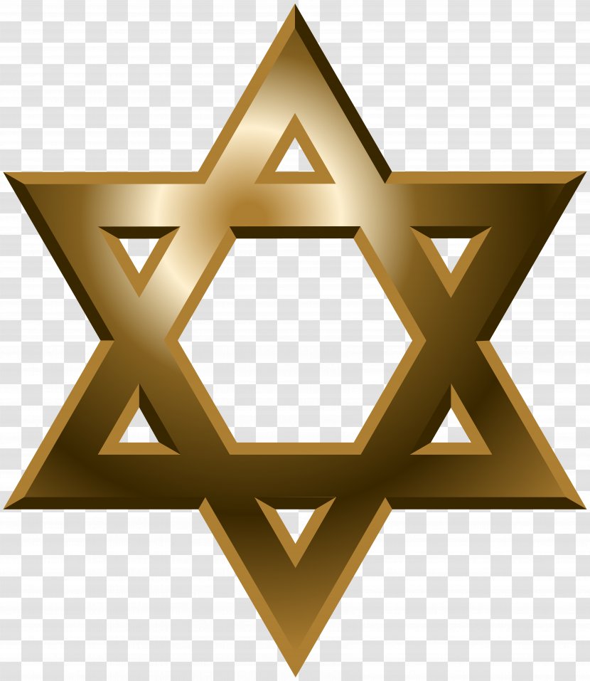 Star Of David Judaism Hexagram Symbol Clip Art - Symmetry - Jewish Holidays Transparent PNG