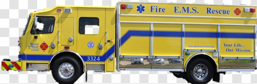 Commercial Vehicle Fire Department Emergency Rescue - Job - Truck Transparent PNG
