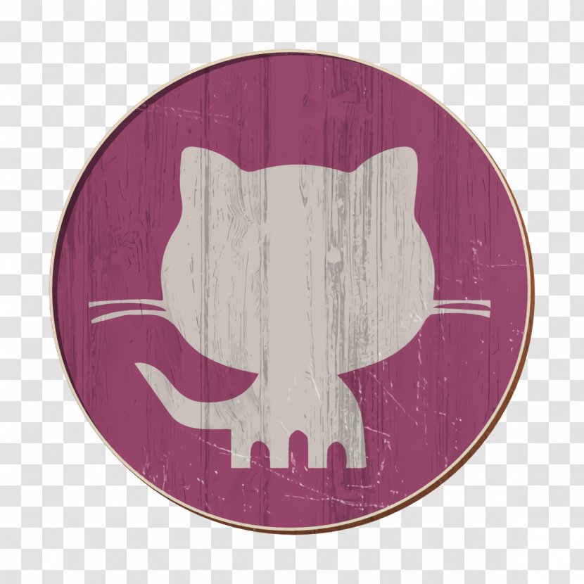 Github Icon - Indian Elephant Magenta Transparent PNG