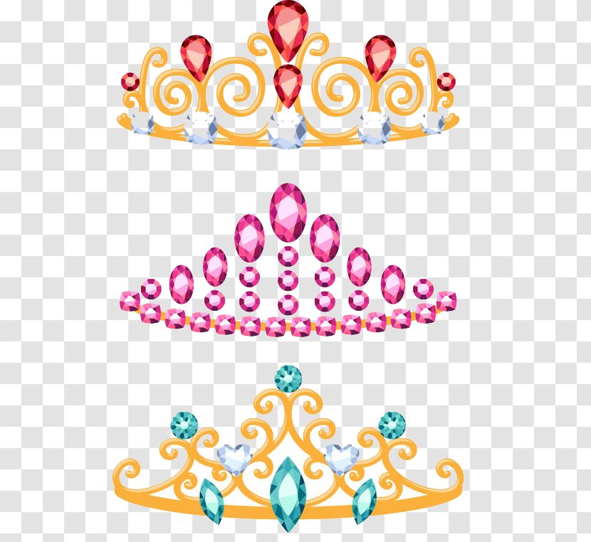 Crown Cartoon Diadem Tiara - Diamond - Princess Transparent PNG
