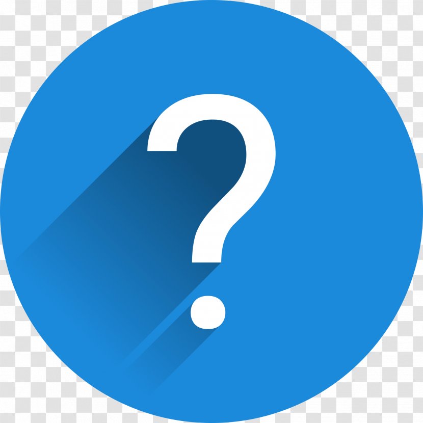 Question Mark Clip Art - Blue - Number Transparent PNG