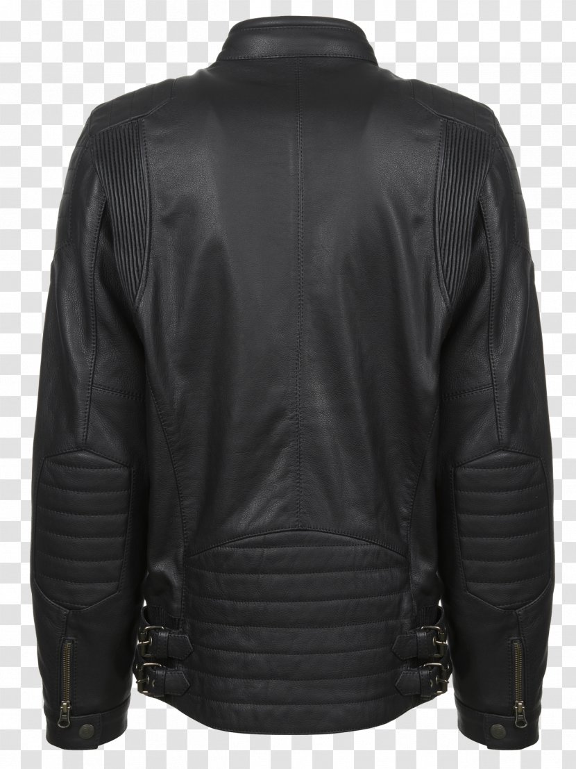 Leather Jacket Coat Clothing - Gilets Transparent PNG